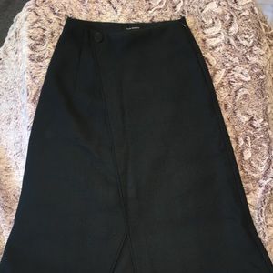 Club Monaco Black Mid-length wool/polyester Skirt